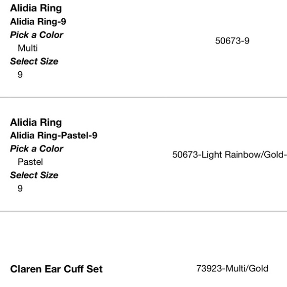 Baublebar Alidia Ring Gold 9 multi color - Picture 10 of 10